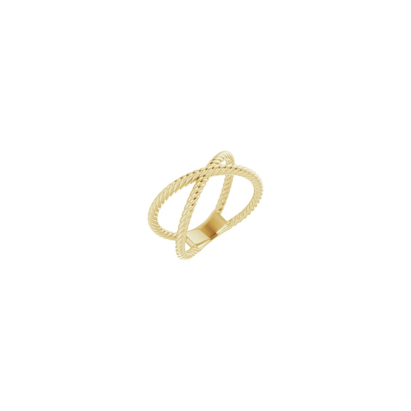 Criss-Cross Rope Ring