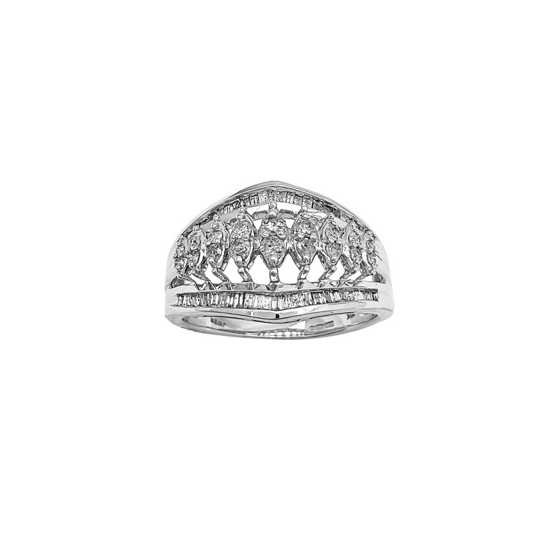 Diamond Cocktail Lady Ring (10K)