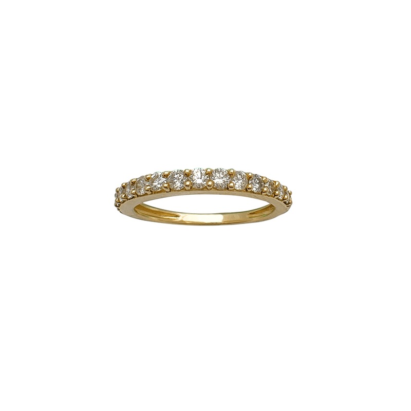 Diamond Wedding Band Ring (10K)