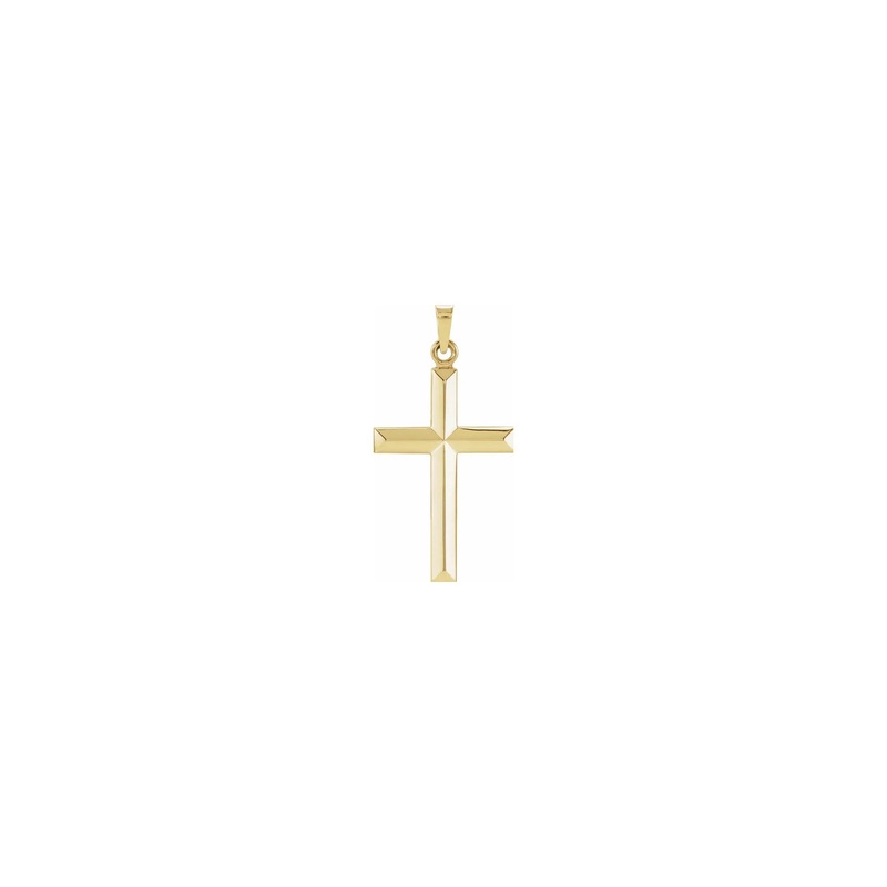 Pyramidal Cross Pendant (14K)