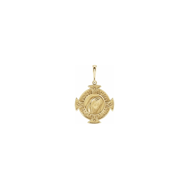 Virgin Mary Cross Pendant