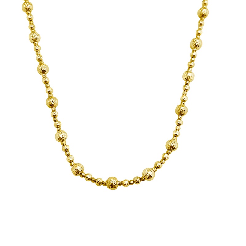 Bead Necklace (14K)