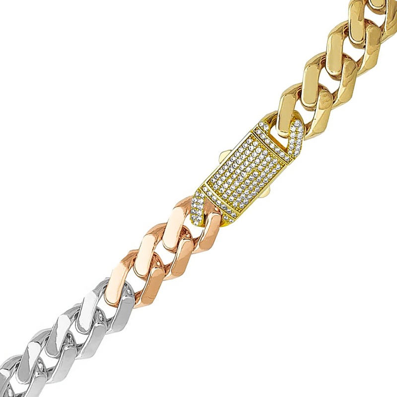 [Lightweight] Tricolor Monaco Bracelet (14K)