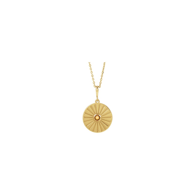 Citrine Starburst Necklace