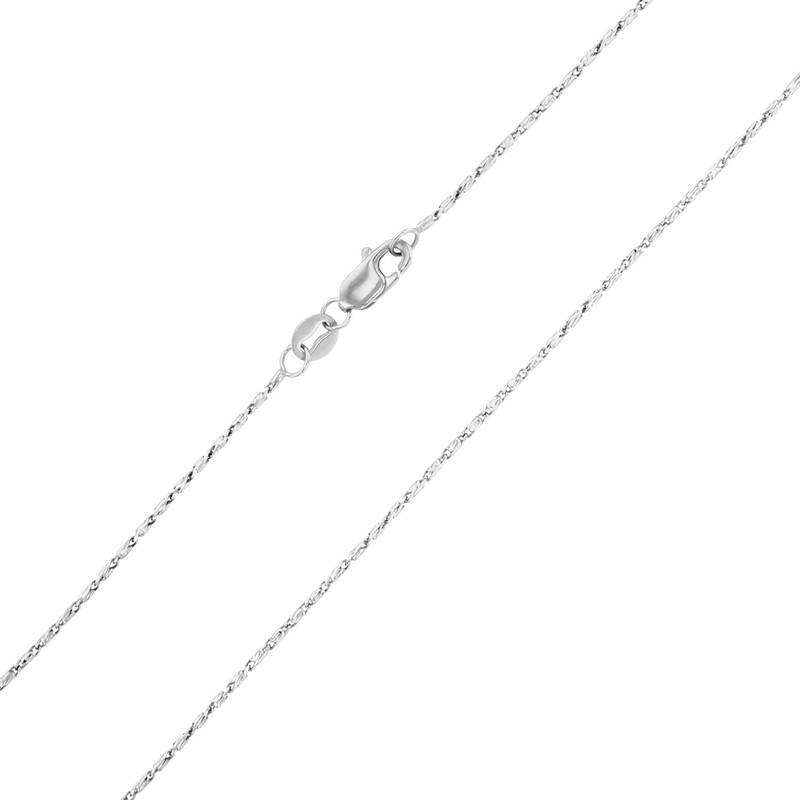 Diamond Cut Razo Anklet Bracelet (14K).