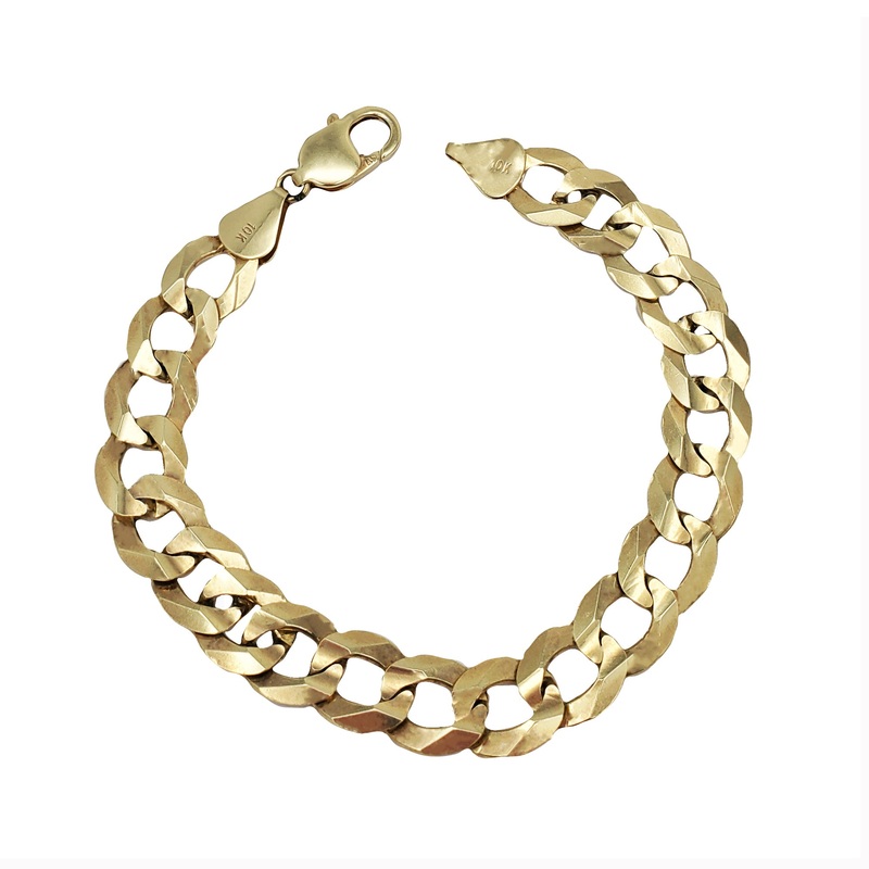 [Solid] Italian Cuban Bracelet (10K)