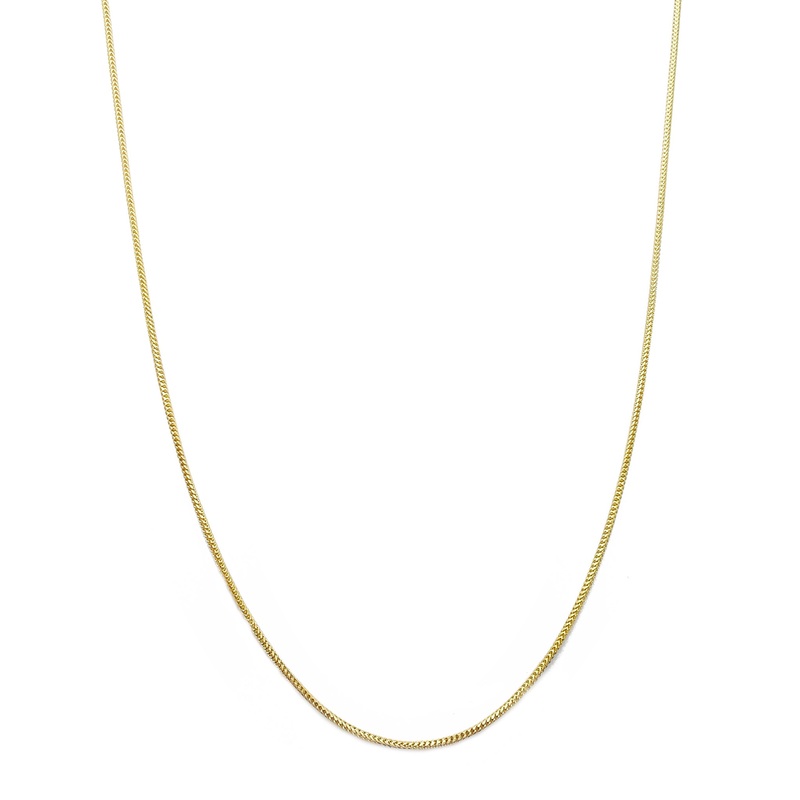Solid Round Franco Chain (14K)