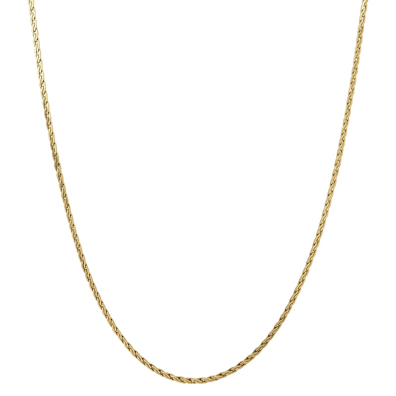 Flat Link Vintage Chain (14K)