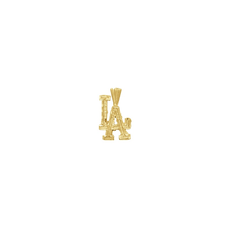 "LA" Los Angeles Letter Pendant (14K)