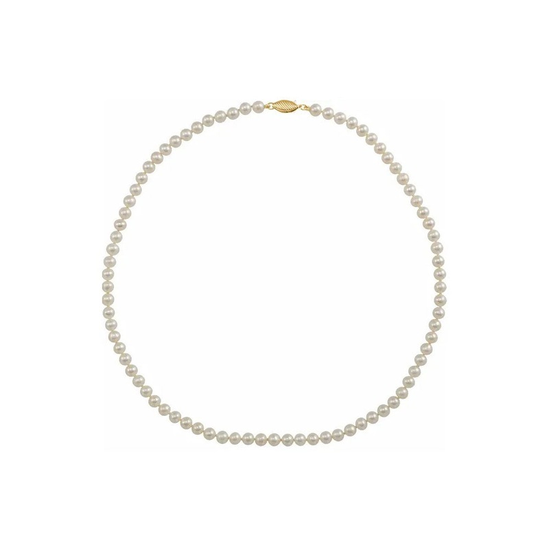 Yellow Freshwater Pearl Necklace