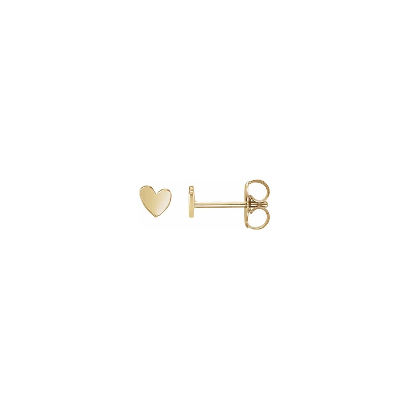 Asymmetrical Hearts Stud Earrings