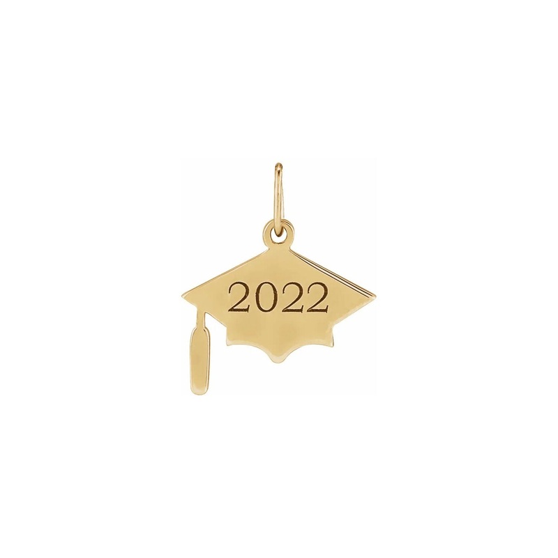 2022 Graduation Cap Pendant (14K)