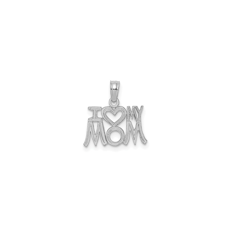 "I Love My Mom" Pendant (14K)