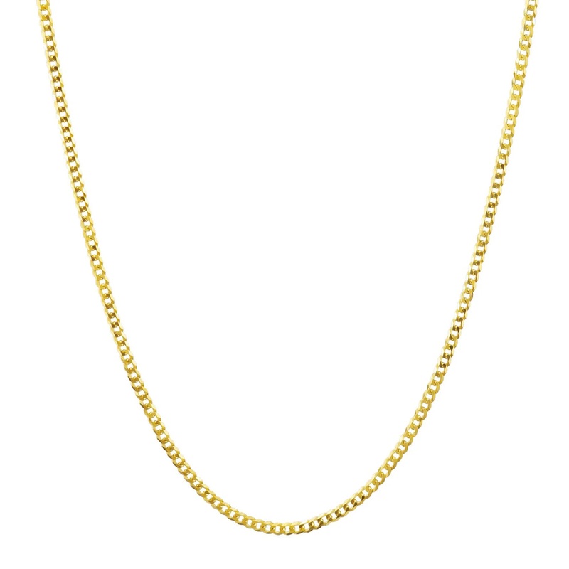 [Solid] Italian Cuban Curb Chain (18K)