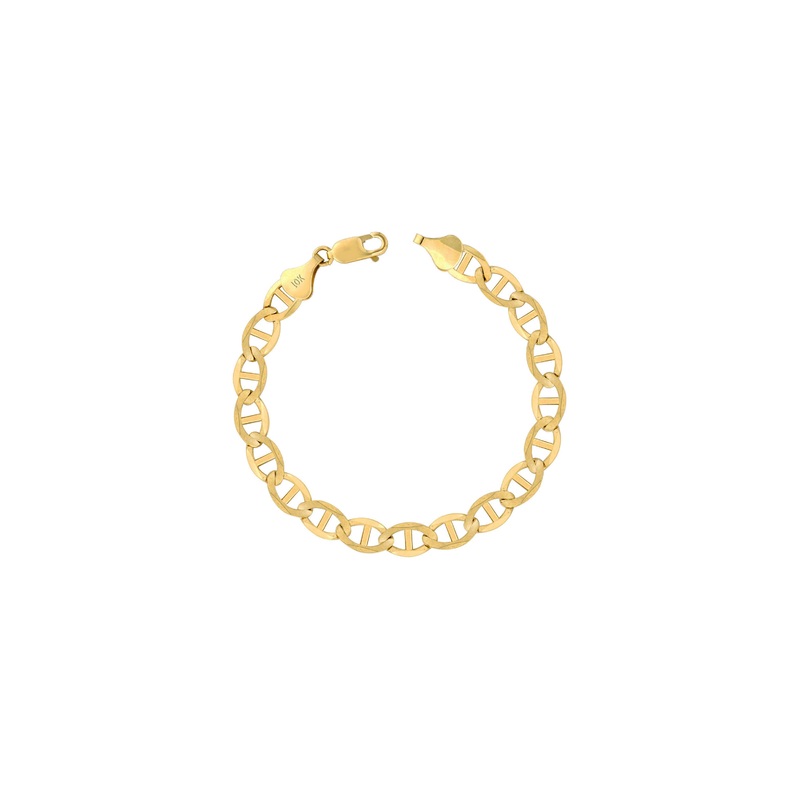 [Solid] Flat Mariner Bracelet (10K)