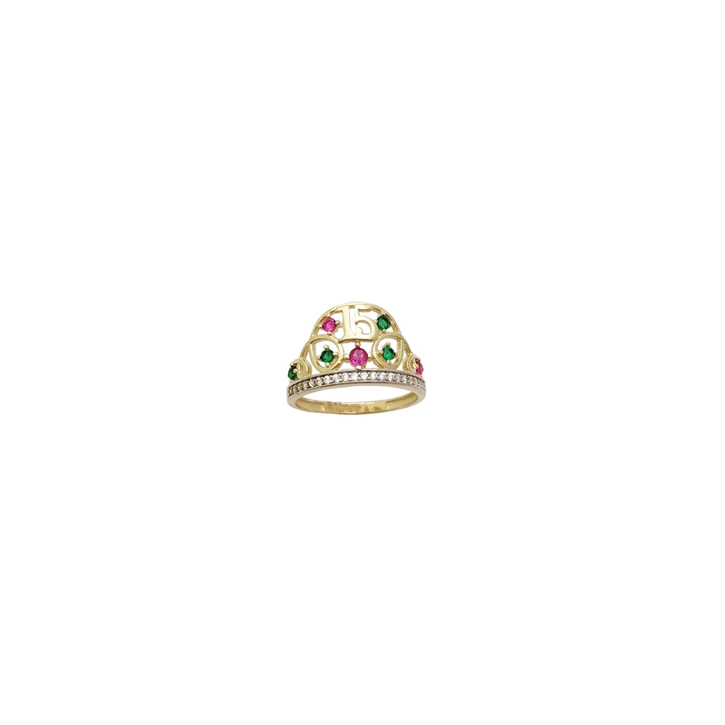 15 Years Birthday /Quinceaera  Ring (14K)