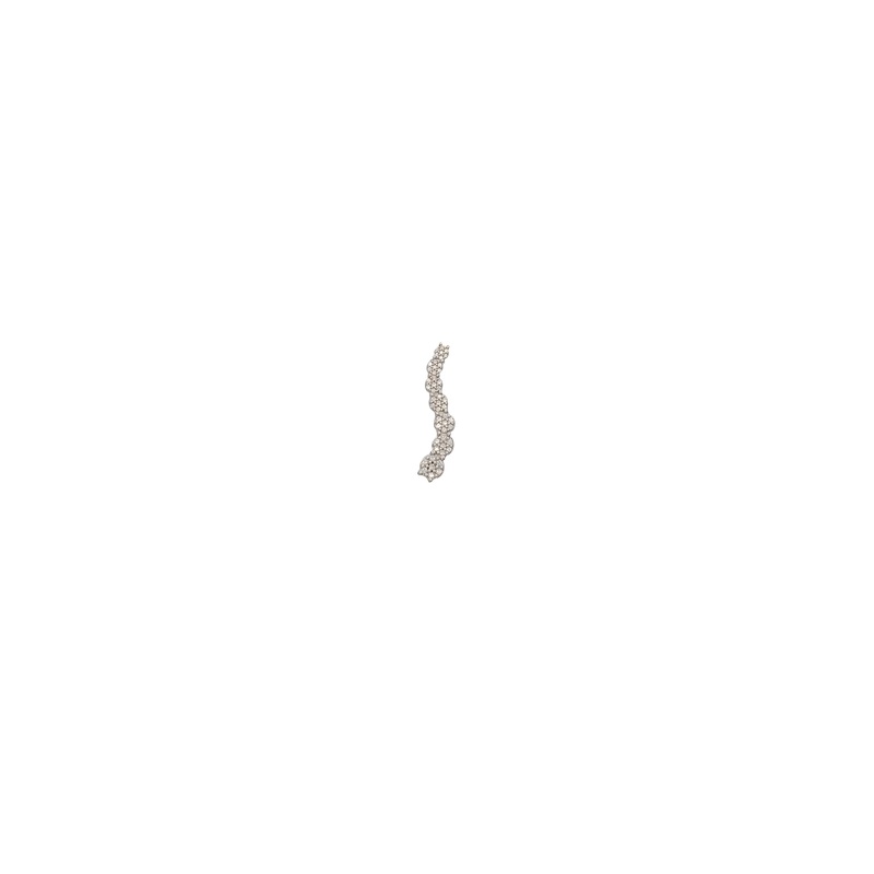 Zirconia Pave Journey Pendant (10K)
