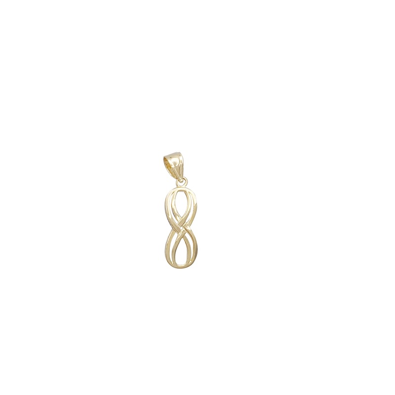 Ribbon Strand Infinity Pendant (14K)