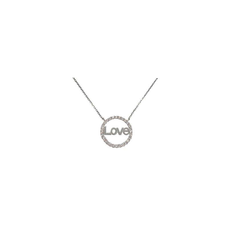 " LOVE  Fancy Necklace (14K)