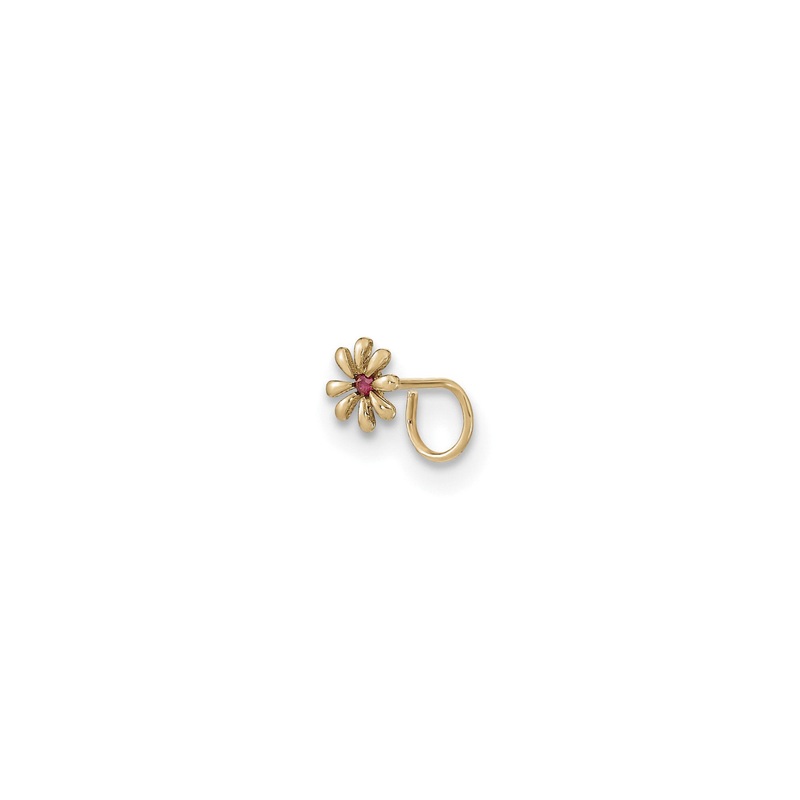Daisy Flower Nose Ring (14K)