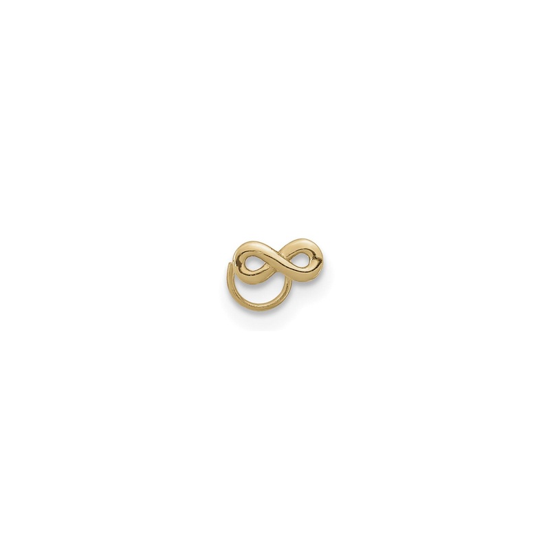 Infinity Symbol Nose Stud (14K)