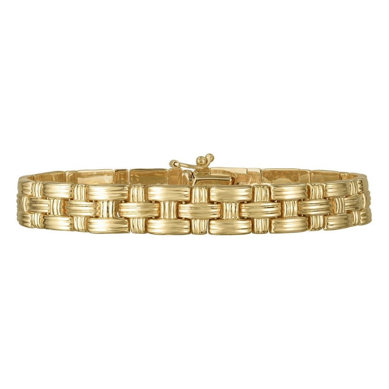 Basketweave Bracelet (14K).