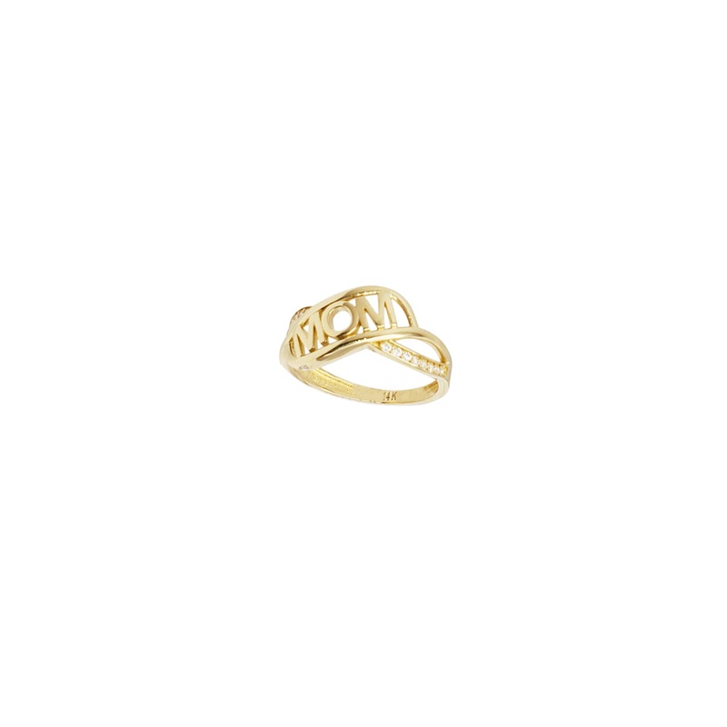 Zirconia Mom Ring (14K)