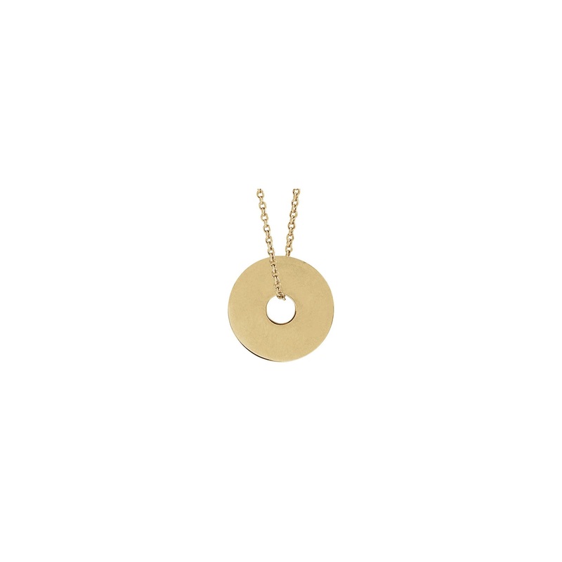 Engravable Washer Necklace