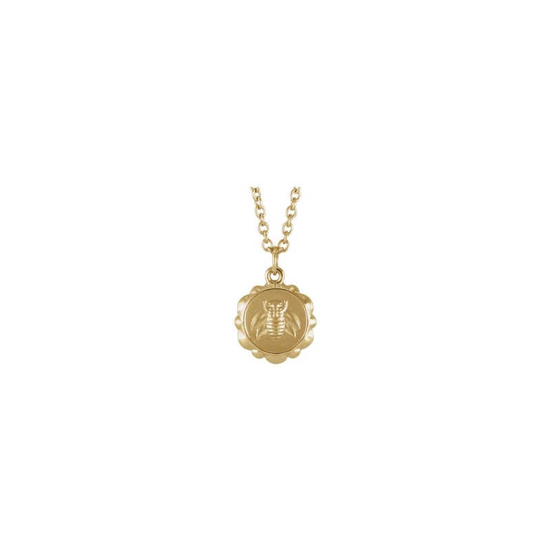 Bee Medallion Necklace