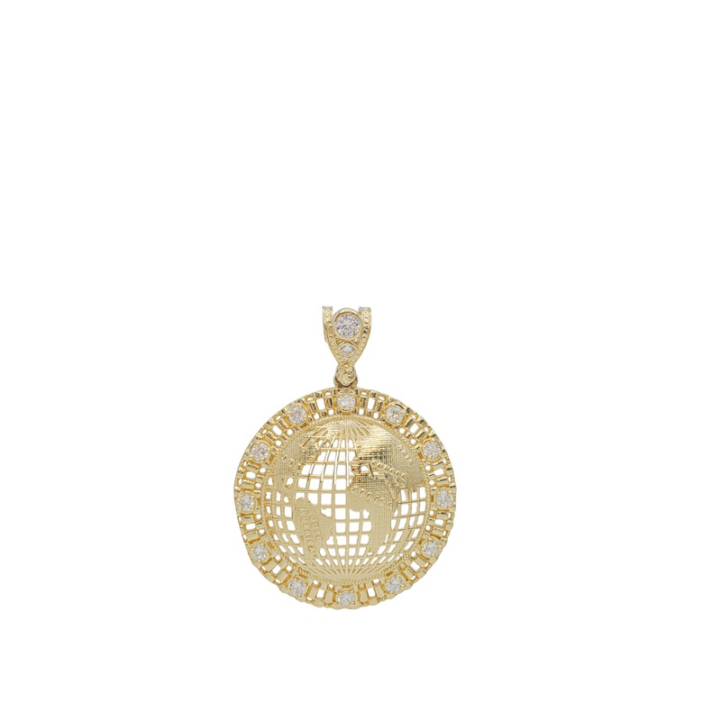 Zirconia World Pendant (14K)
