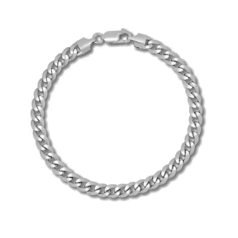 White Gold Miami Cuban bracelet (14K)