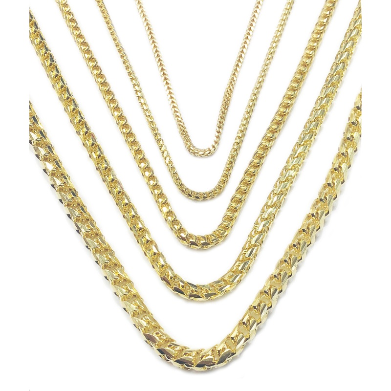 Solid Round Franco Chain (18K)