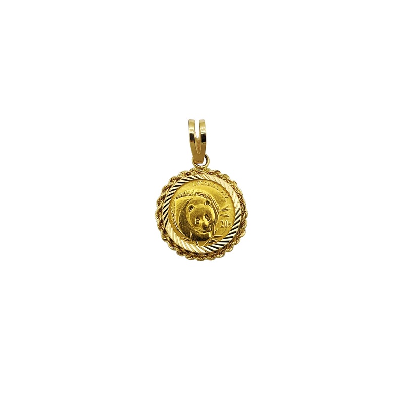 [] 2003 1/20 Oz Panda 20 uan Pendant (24K)