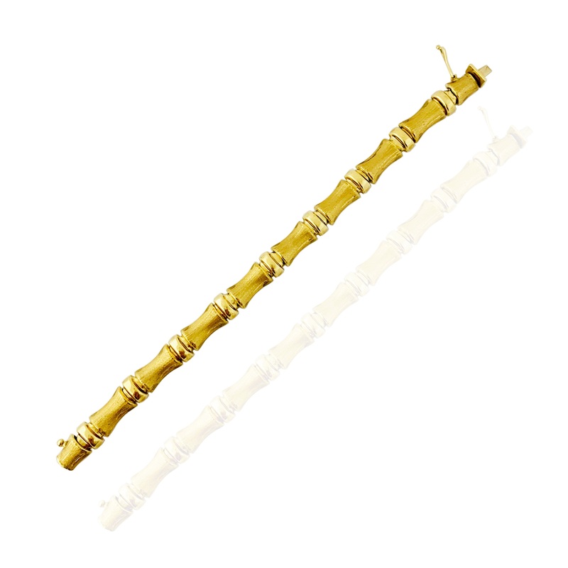 Bamboo Reed Bracelet (14K).