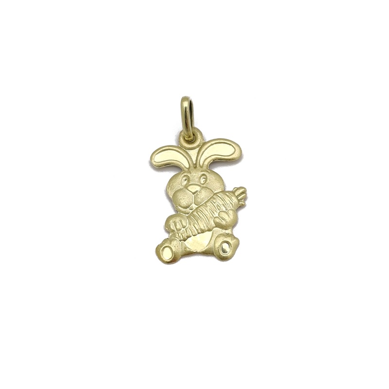 [] Chinese Zodiac Rabbit Pendant (14K)