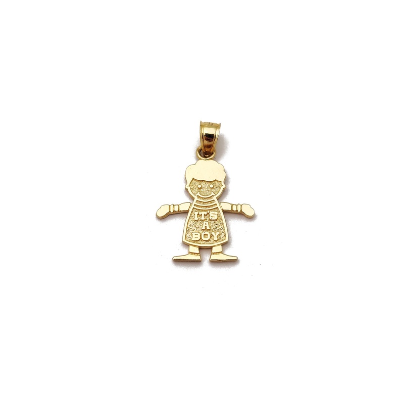 It's A Boy Pendant (14K)