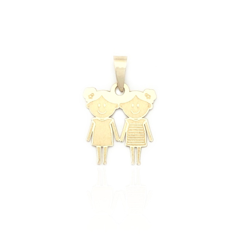 [Girl] Best Friends Forever Pendant (14K)