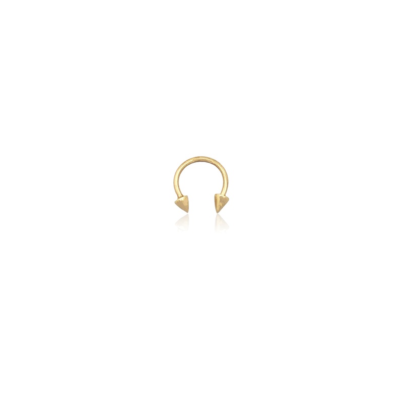 Double Spike Piercing Body Jewelry (14K)