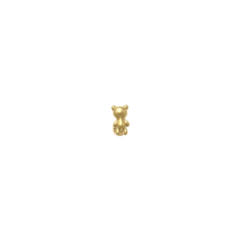 Teddy Bear Tragus Ear Piercing (14K)