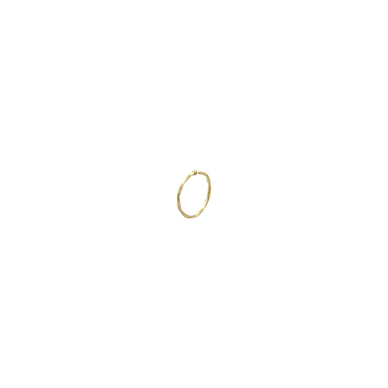 Twisted Nose Ring (14K)