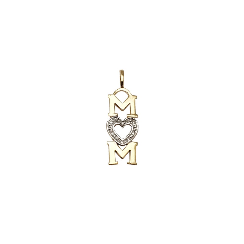 "MOM" Pendant (14K)