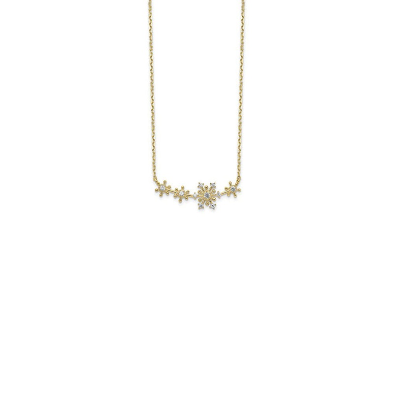 Snowflakes Necklace (14K)