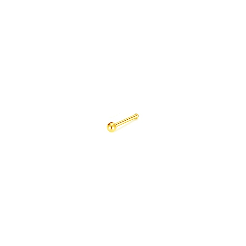 Ball Stud Nose Piercing (14K)