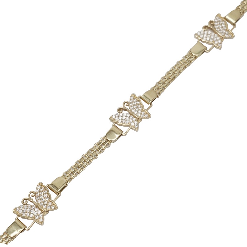 Butterfly Bismark Bracelet (14K).