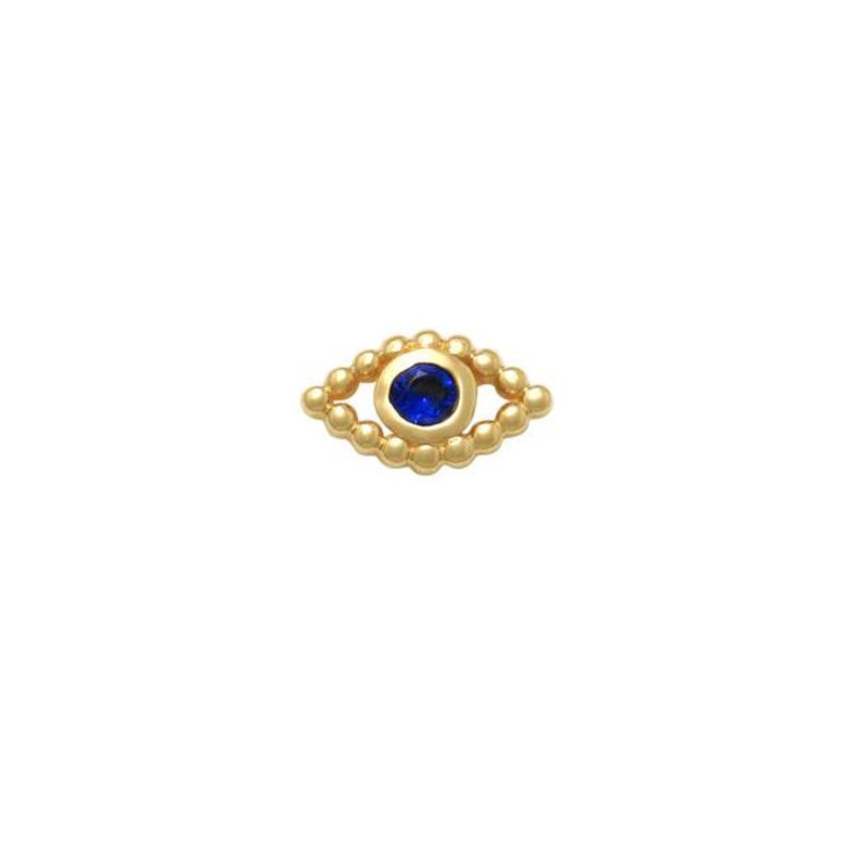 Evil Eye Nose Ring (14K)
