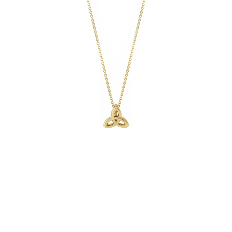 Celtic-Inspired Trinity Necklace