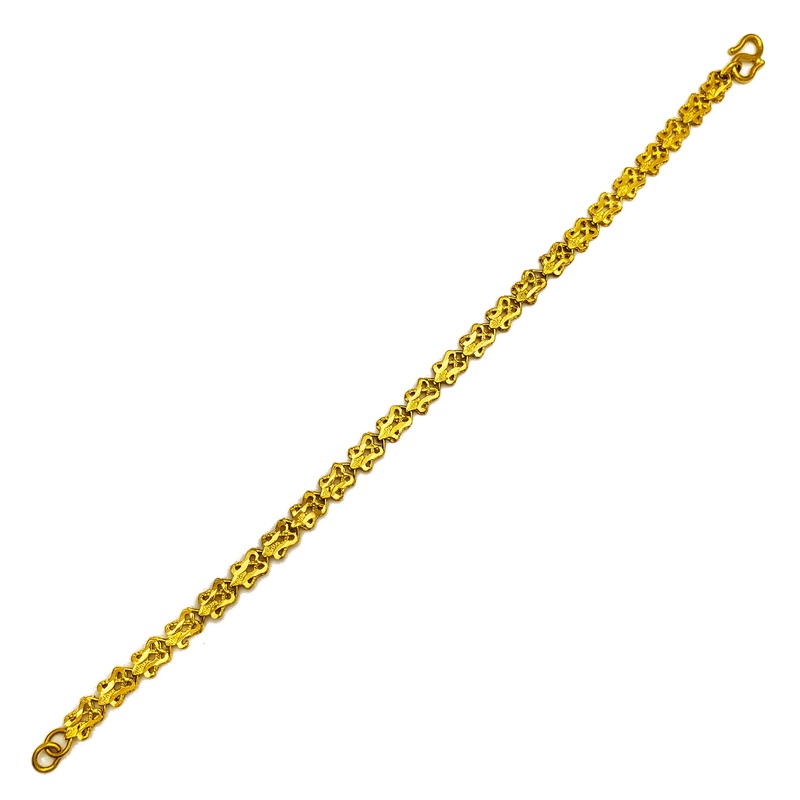 Diamond Cuts Vintage Fancy Bracelet (24K)