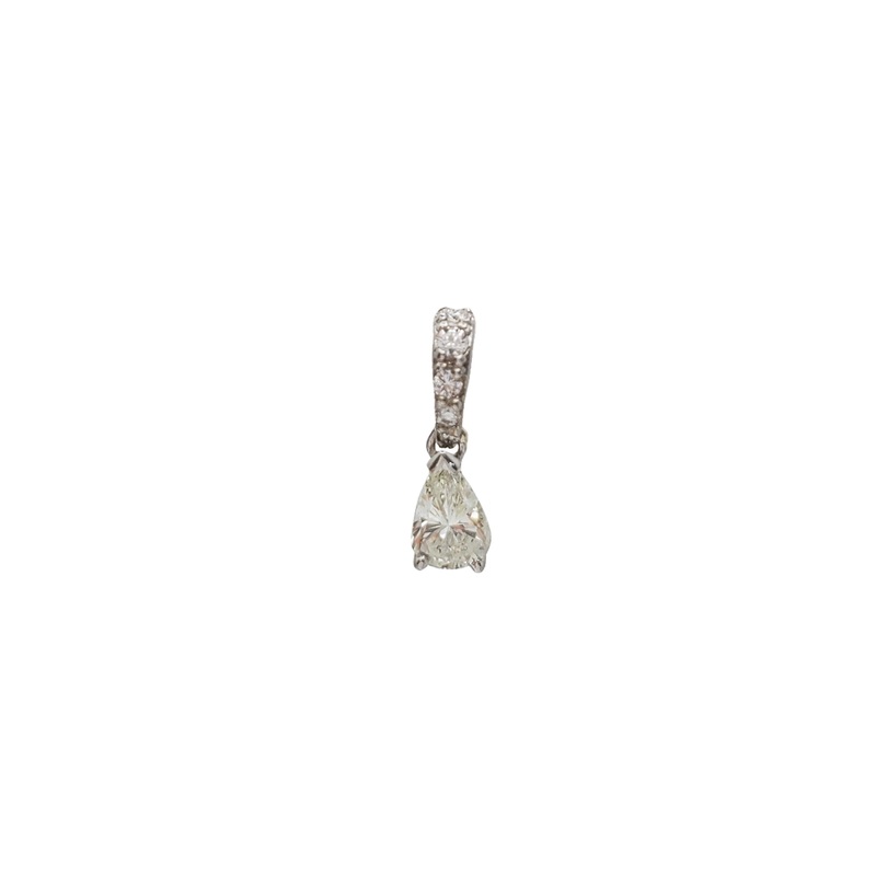Diamond Teardrop Pendant (14K)